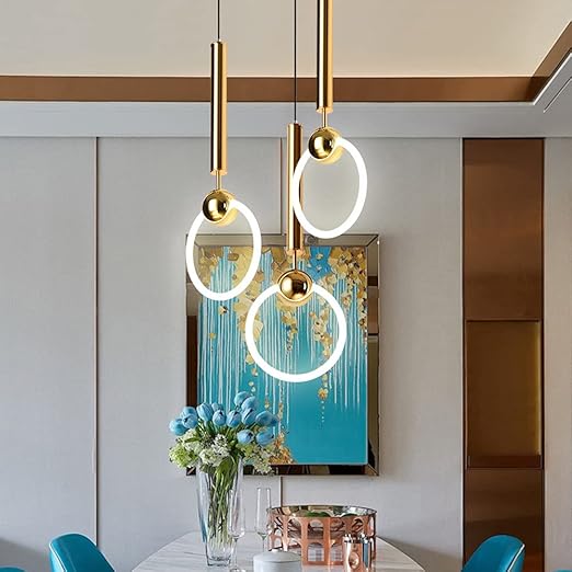 Fjordon Nordic Minimal LED Pendant Light for Kitchen and Dining