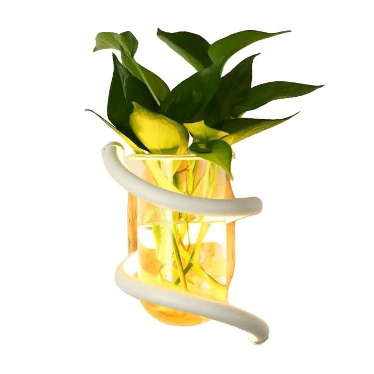 FloraGlow LED Wall Vase Lamp — Nordic Design Wall Mount