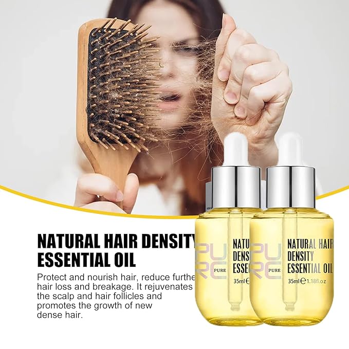 Hair Vitalizer® Natural Hair Growth Oil for Stronger, Shinier Hair