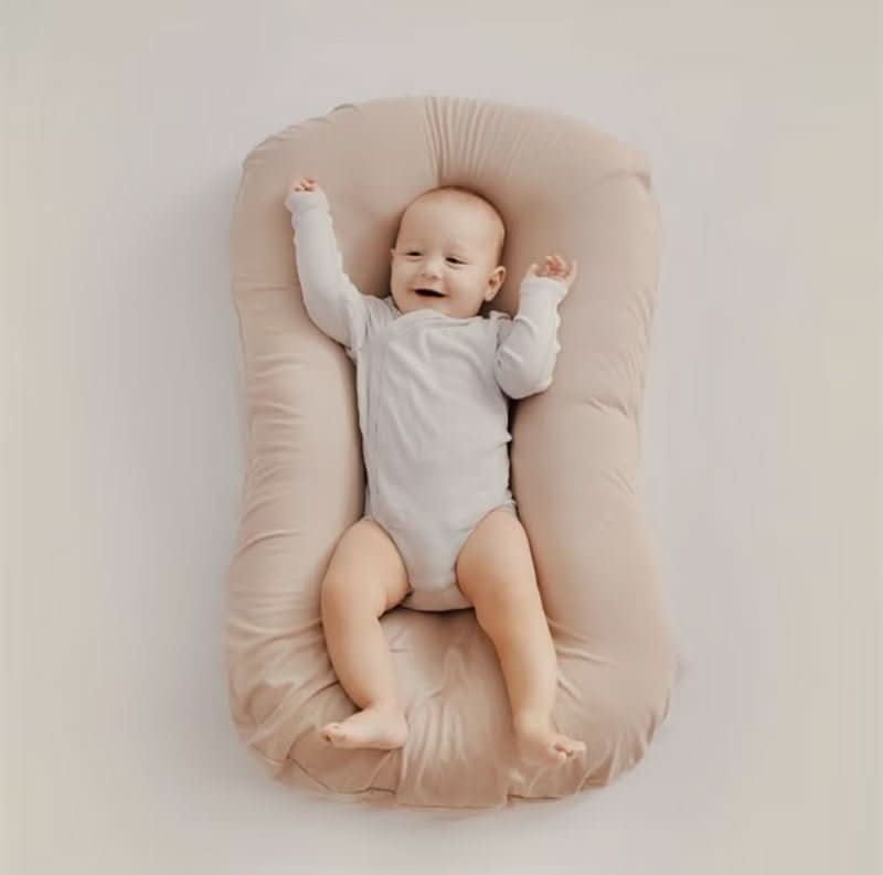 LumaNest Orthopädisches Baby-Memory-Foam-Kissen — Anpassungsfähiger Kern für Schädelmodellierung und Wirbelsäulenausrichtung
