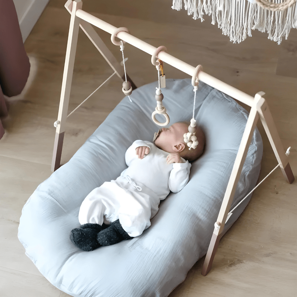 LumaNest Orthopädisches Baby-Memory-Foam-Kissen — Anpassungsfähiger Kern für Schädelmodellierung und Wirbelsäulenausrichtung