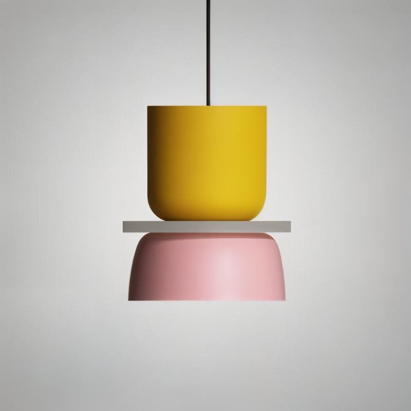 Aurex Colorful Matte Finish Pendant Light For Home