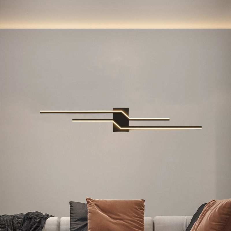 Arisha Minimalist Linear Metal Vanity Wall Light | ventumra