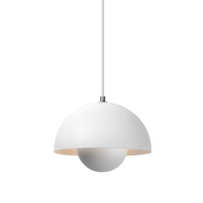 Nordora Nordic Inspired 1 Light Semicircle Dome Pendant Lamp