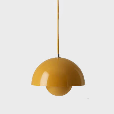 Nordora Nordic Inspired 1 Light Semicircle Dome Pendant Lamp