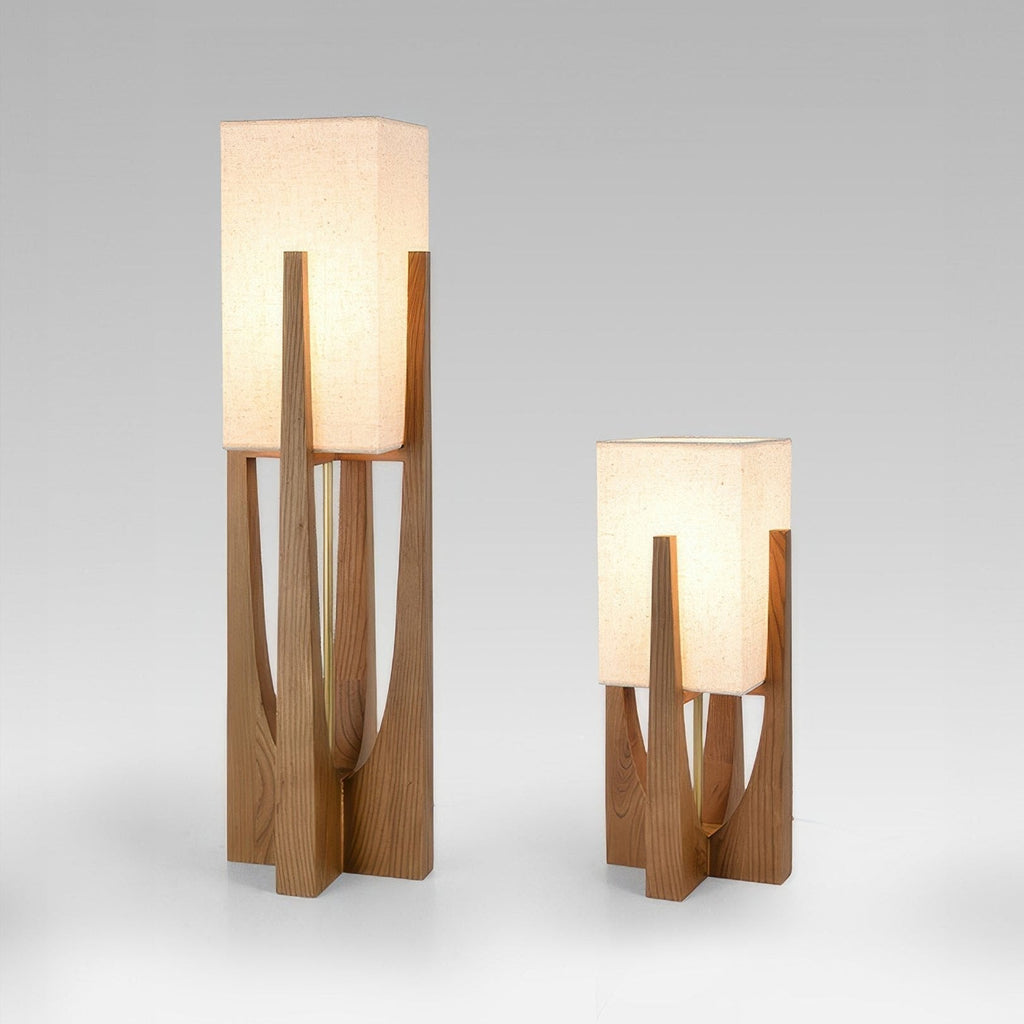 Skulpturell gulvlampe i wabi sabi-stil | Ventumra