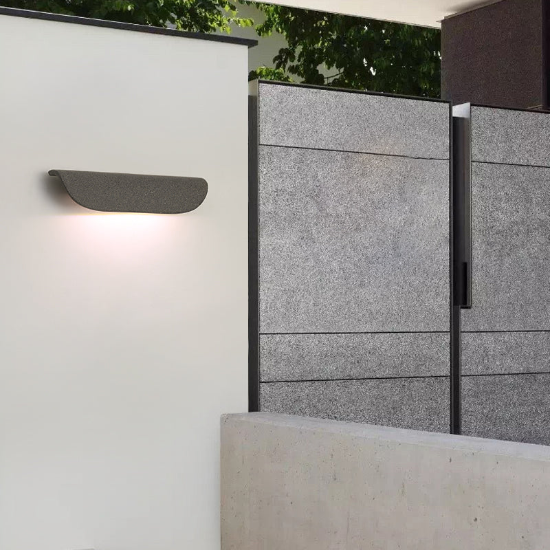 Ray Modern Outdoor Wall Lighting, Waterproof, Curved | ventumra