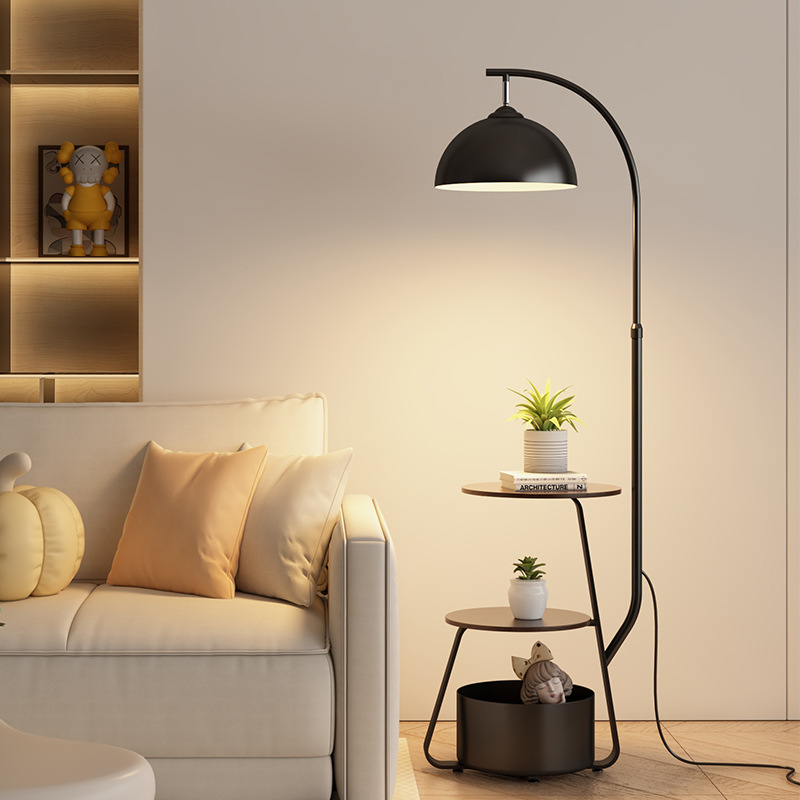 Nordal | Scandinavian Floor Lamp With Built-In Storage
