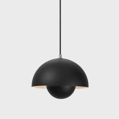 Nordora Nordic Inspired 1 Light Semicircle Dome Pendant Lamp