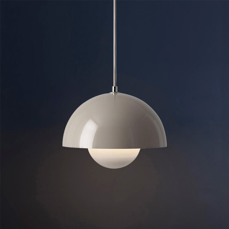 Nordora Nordic Inspired 1 Light Semicircle Dome Pendant Lamp