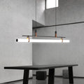 Inari Modern Linear Metal Pendant Light,Black/Gold - Neutralighting