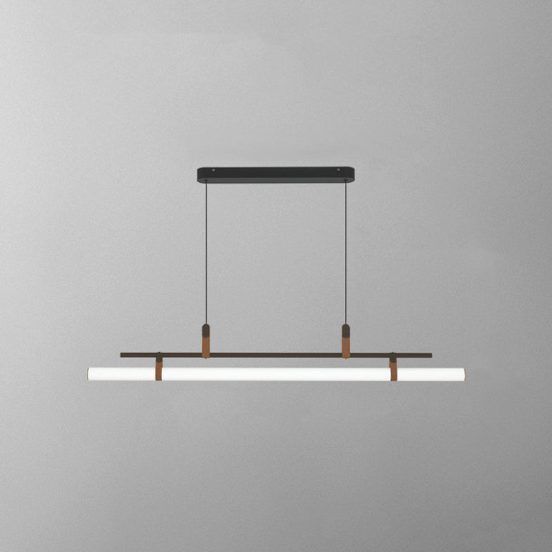 Inari Modern Linear Metal Pendant Light,Black/Gold | ventumra