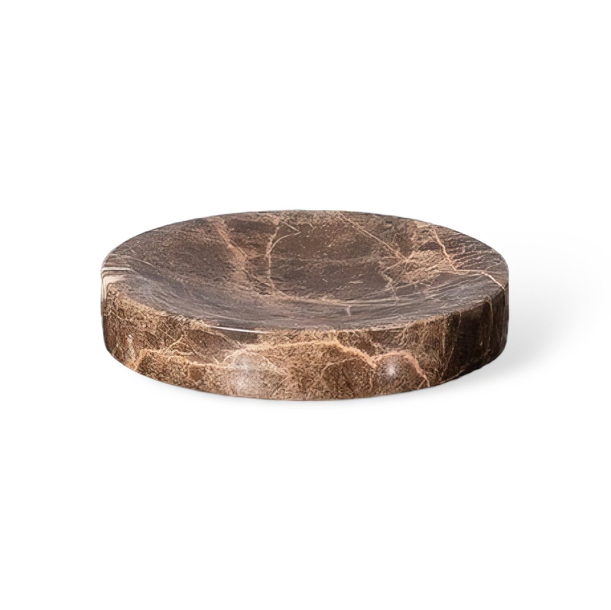 Aurea Bath Essentials — Coordinated Accessory Set, Hand-Finished Dark Marble Accents