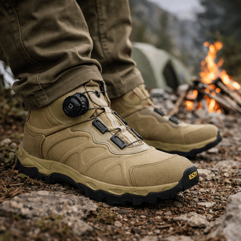 Sapatos de caminhada de cano médio TrailNova — Conforto respirável, amortecimento leve