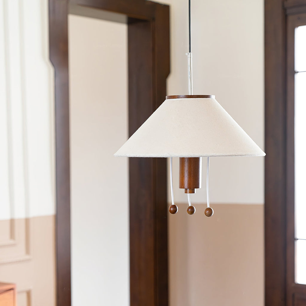 Marinus Octopus Pendant Light in Sculptural Metal and Wood