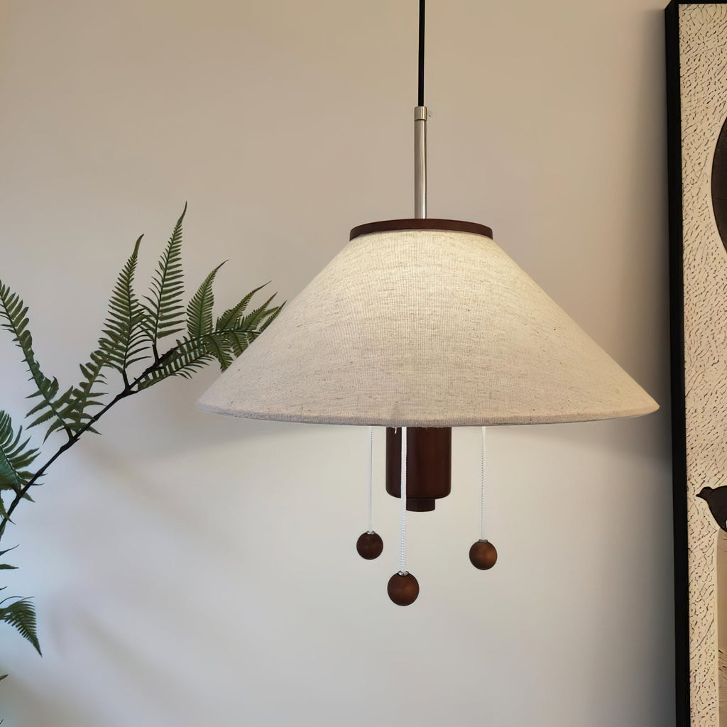 Marinus Octopus Pendant Light in Sculptural Metal and Wood