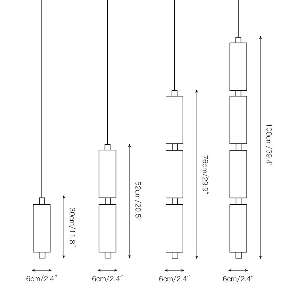 Japandi Linear Pendant Light | Ventumra