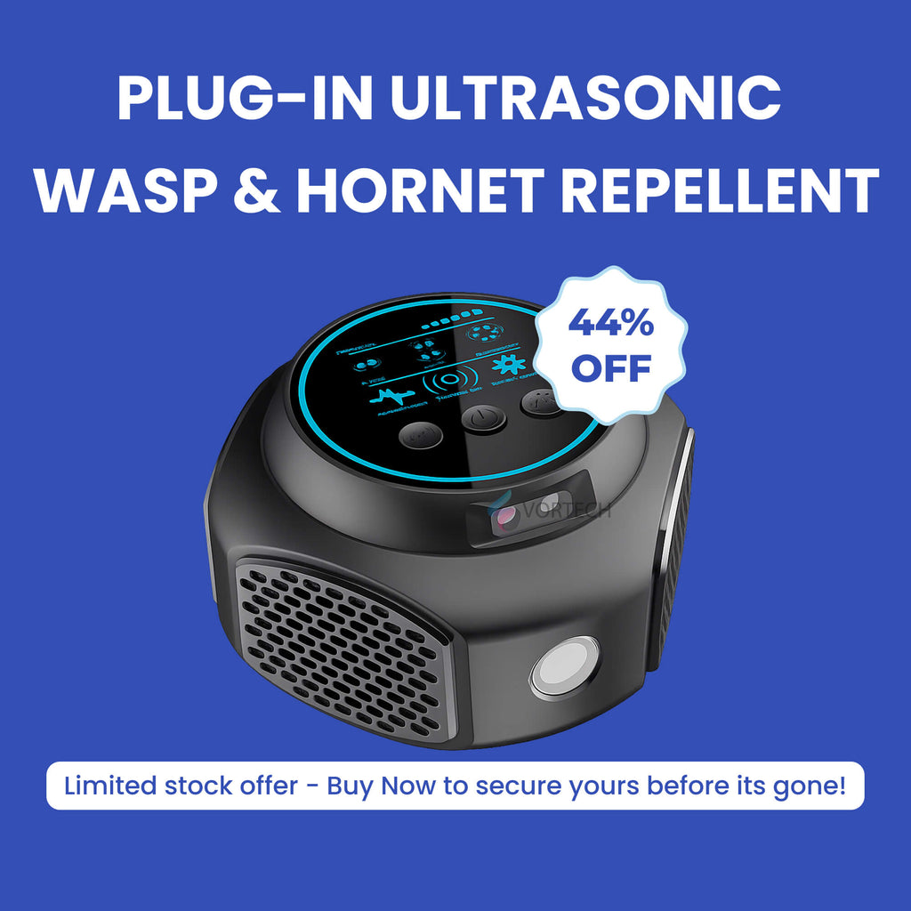 Ultrasonic Wasp Repellent 3200 — Chemical-Free Quiet Protection