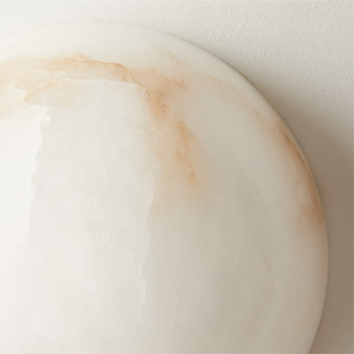 Grex Minimalist Round Alabaster Wall Lamp | ventumra