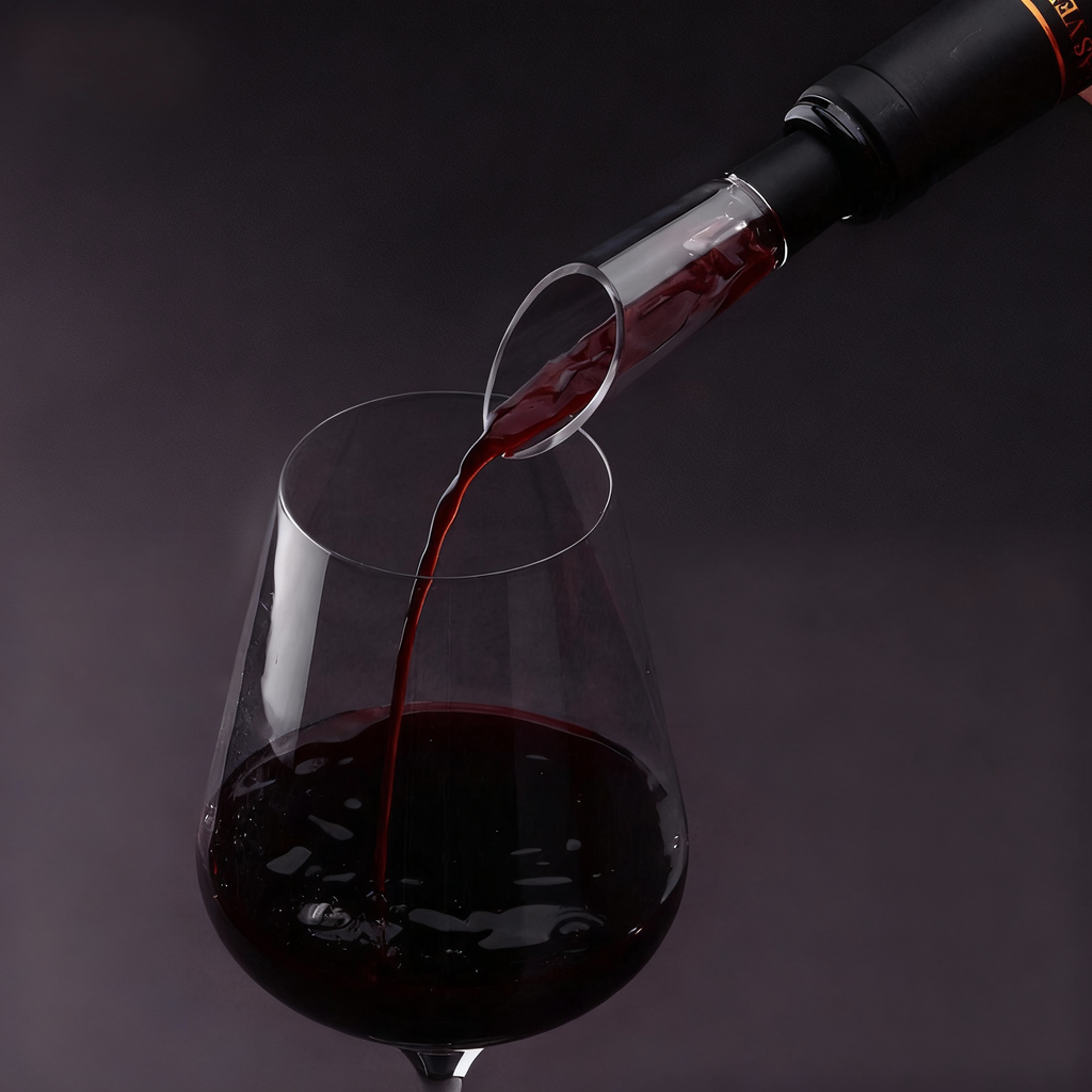 AeroWine 4-In-1 Electric Corkscrew Opener — Pourer, Foil Cutter & Vacuum Stopper
