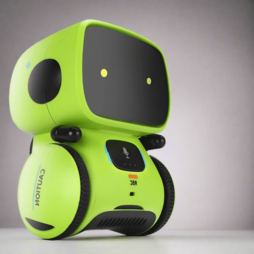 PulseBot Mini táncoló robot — interaktív hang- és hangvezérlési funkciók