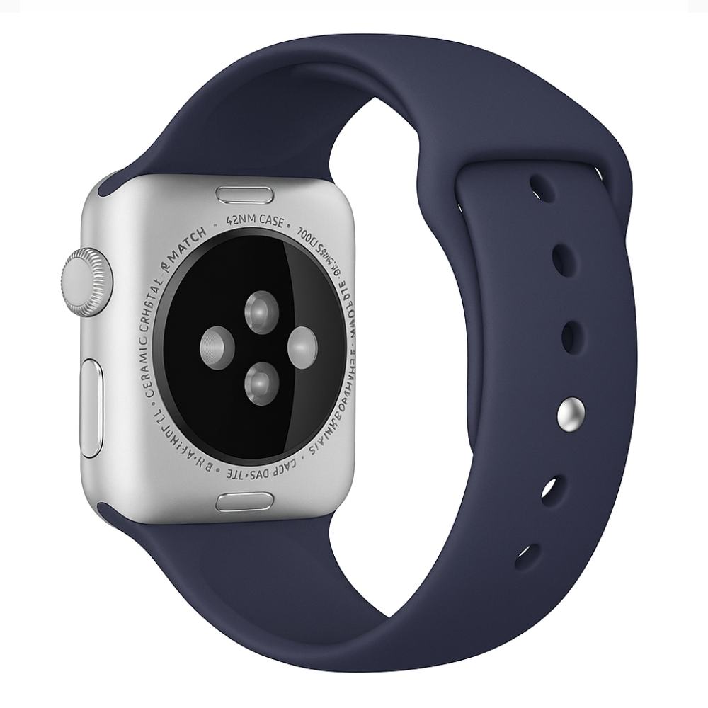 Apple Watchhoz való kék szilikoncserepánt mindennapi viselethez | Ventumra