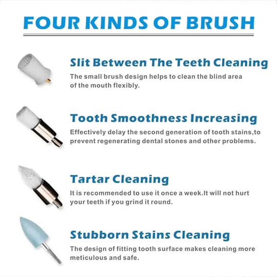 AeroSonic Detergente ultrasonico portatile per denti — Rimuovi tartaro con vibrazioni acustiche
