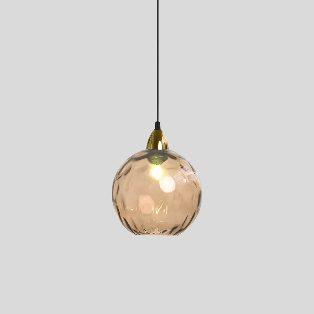 Vivid Glass Orb Pendant Light For Living Room Ceiling | Ventumra
