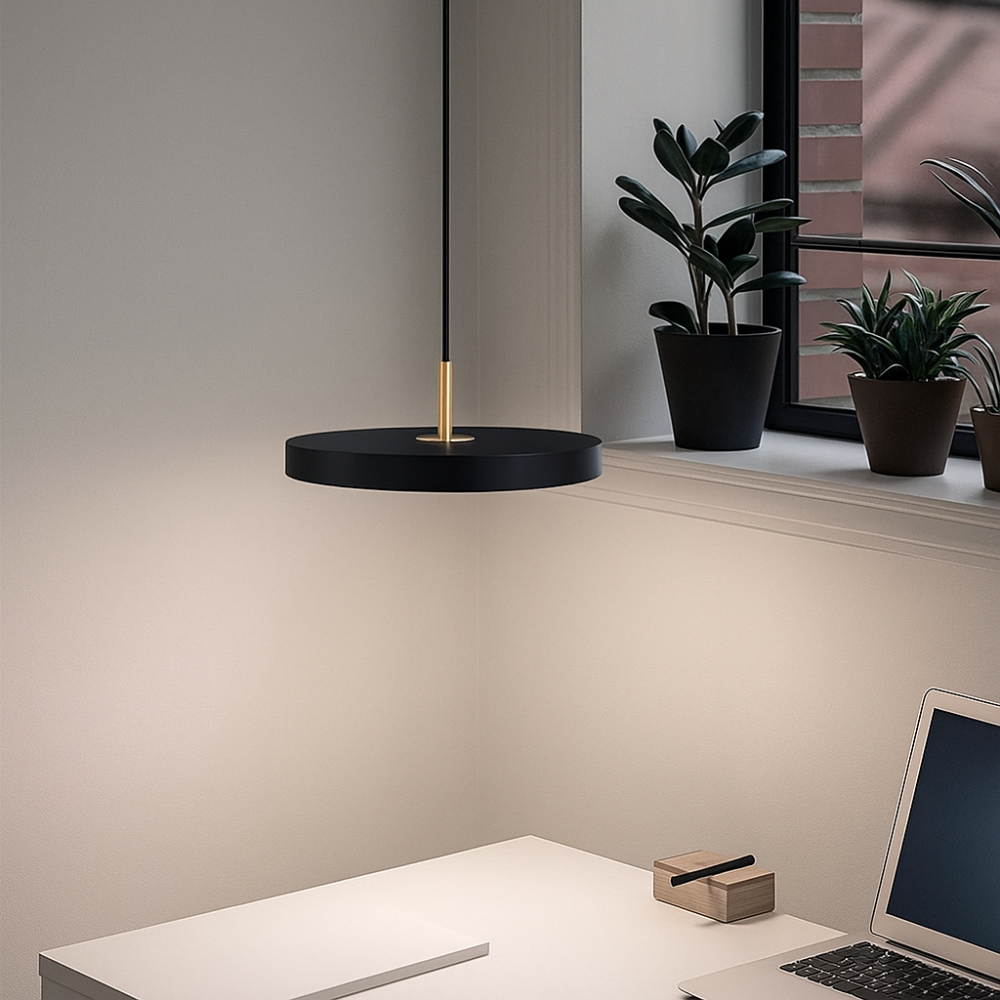 Aurelin | Round Minimalist LED Pendant Ceiling Light