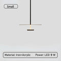 AstraRing Minimalist Ring Pendant Light for Living Rooms