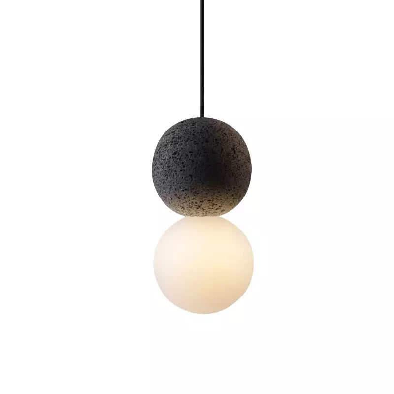 Aurelia Geometric Pendant Light With Opal Diffuser