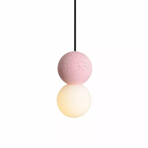 Aurelia Geometric Pendant Light With Opal Diffuser