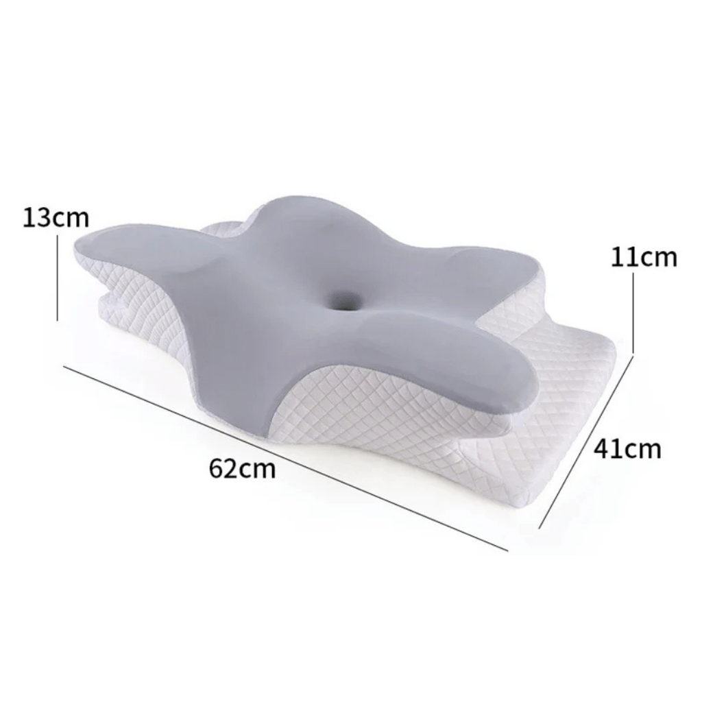 AuroraCore Orthopaedic Memory Foam Pillow — Dual-Height Support Profile