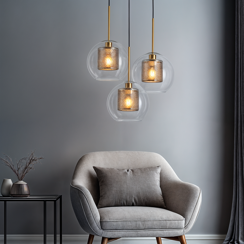NovaLox Nordic Glass Pendant Light for Kitchen and Dining