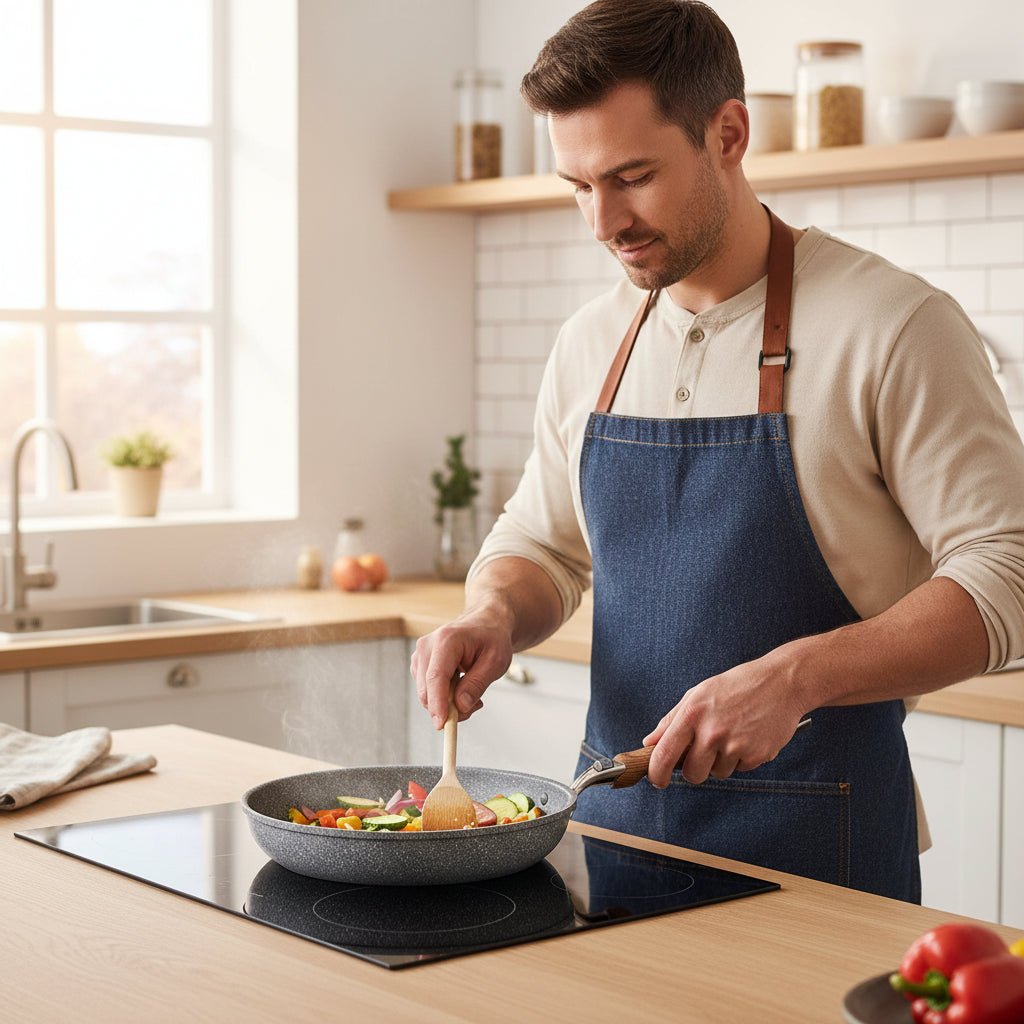 NovaPan Premium Nonstick Frying Pan — Induction & Gas Compatible