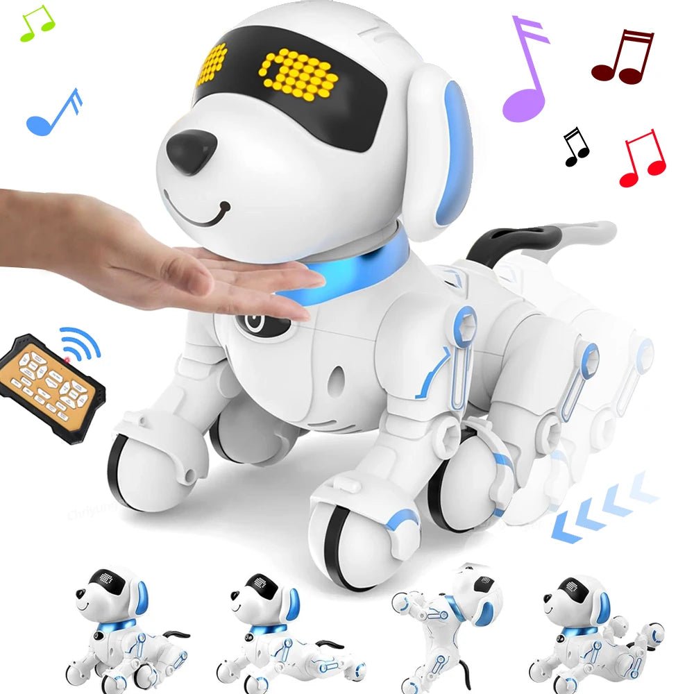PupLink Nano Jr Interactive Smart Robot Dog — Programmable Audio Cue Trigger Walker Bark And Stunt System