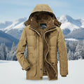 EcoLeaf Herren-Winterjacke mit Isolierung – Regendichter Wetterschutz