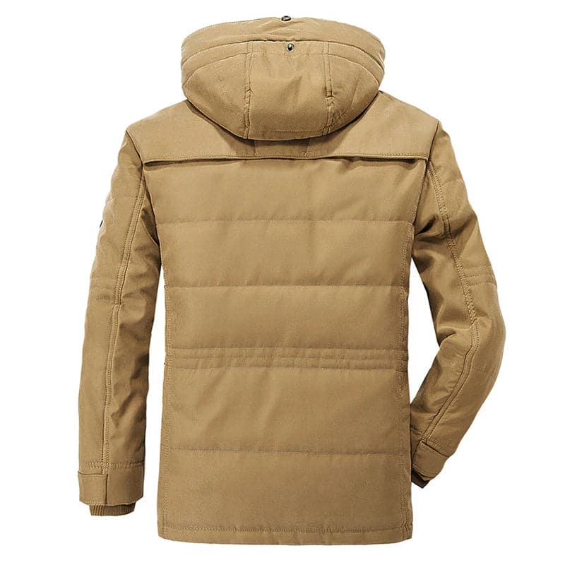 EcoLeaf Herren-Winterjacke mit Isolierung – Regendichter Wetterschutz