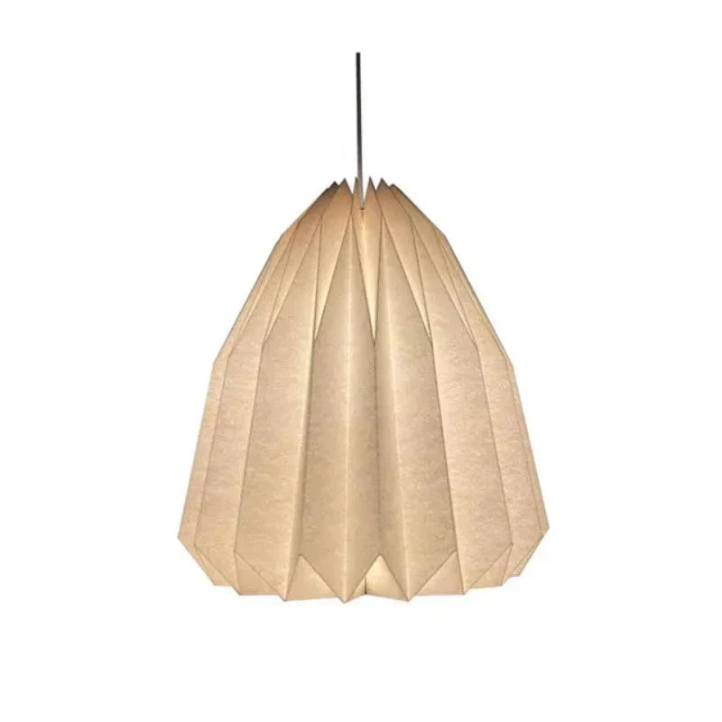 AerisLume Nordic Origami Paper Lantern Lampshade Ambient