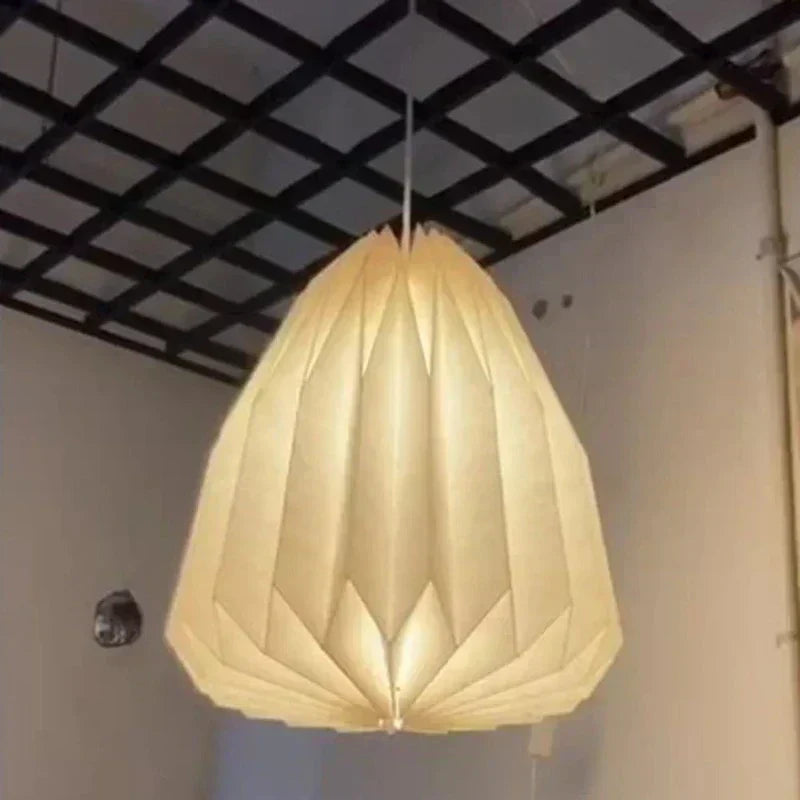 AerisLume Nordic Origami Paper Lantern Lampshade Ambient