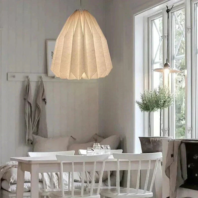 AerisLume Nordic Origami Paper Lantern Lampshade Ambient