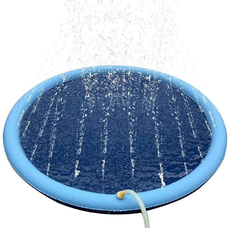 AquaPaws Interactive Water Splash Mat — Standard Faucet Mount Misting Pad