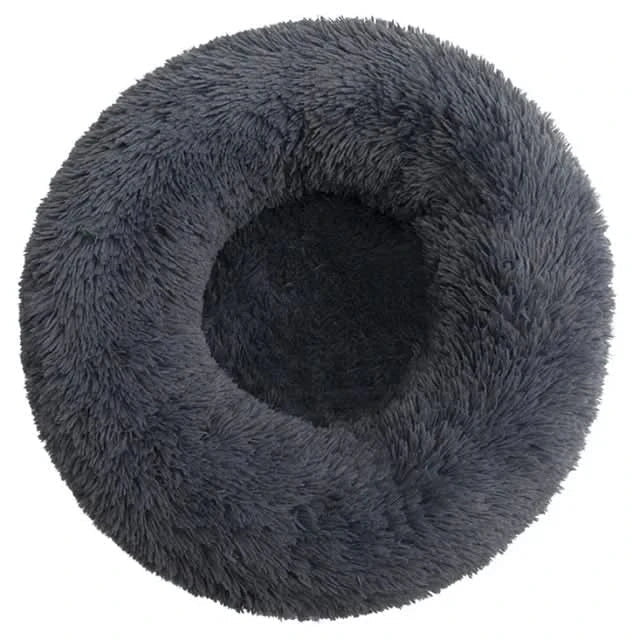 Super Soft Calming Dog Bed — Plush Cushioned Surface, Thick Bolster Edges