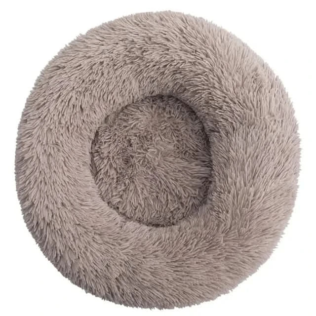 Super Soft Calming Dog Bed — Plush Cushioned Surface, Thick Bolster Edges