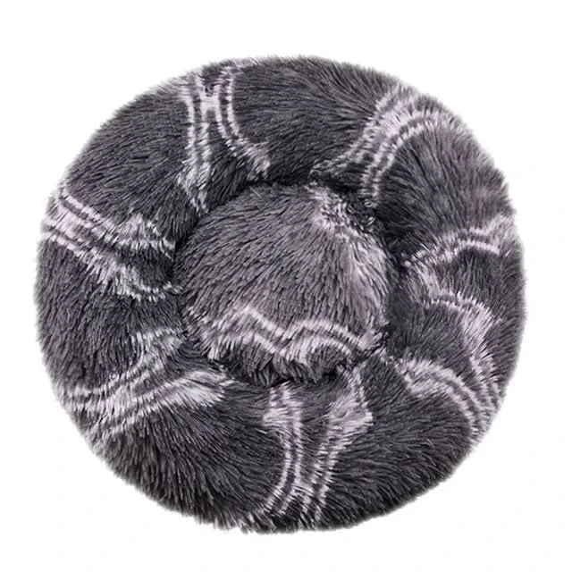 Super Soft Calming Dog Bed — Plush Cushioned Surface, Thick Bolster Edges
