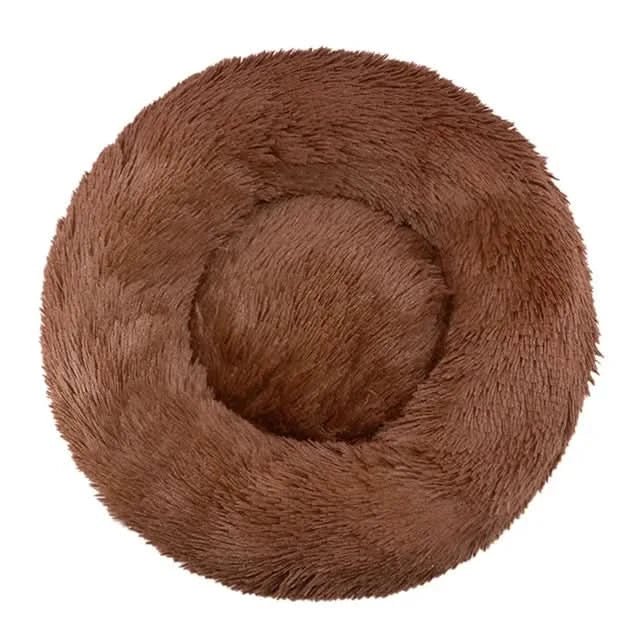 Super Soft Calming Dog Bed — Plush Cushioned Surface, Thick Bolster Edges