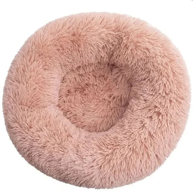 Super Soft Calming Dog Bed — Plush Cushioned Surface, Thick Bolster Edges