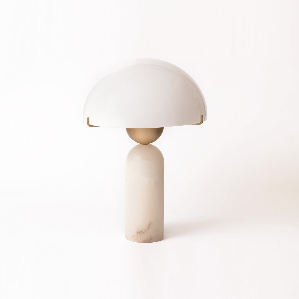 Vellum Alabaster Table Lamp | Ventumra