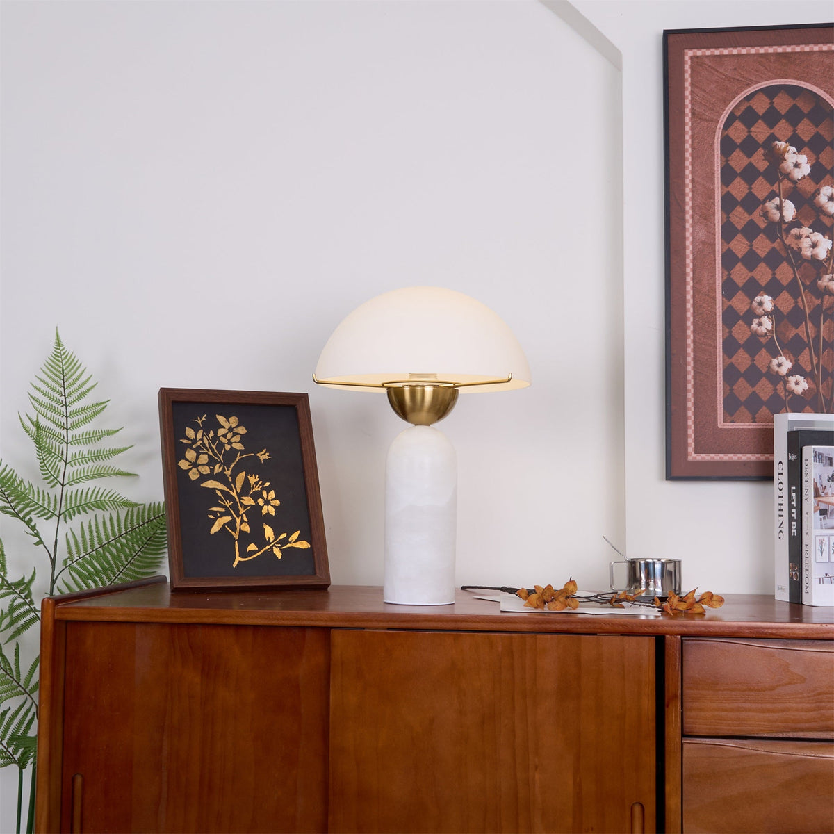 Vellum Alabaster Table Lamp | Ventumra