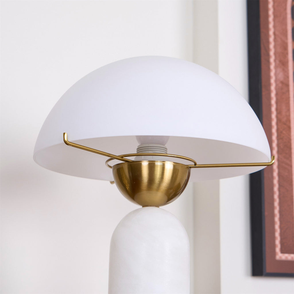 Vellum Alabaster Table Lamp | Ventumra